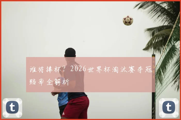 谁将捧杯?2026世界杯淘汰赛夺冠赔率全解析